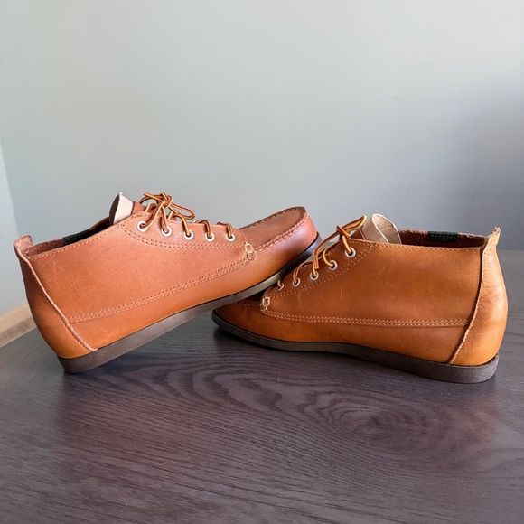 BASS brown leather booties Size 9 M - Picture 7 of 10